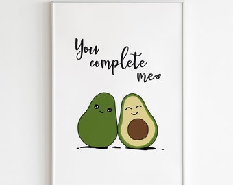 Avocado Quotes Etsy