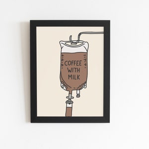 Infusão de café - impressão digital