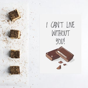 chocolate poster, perfect gift for chocolate lover image 8