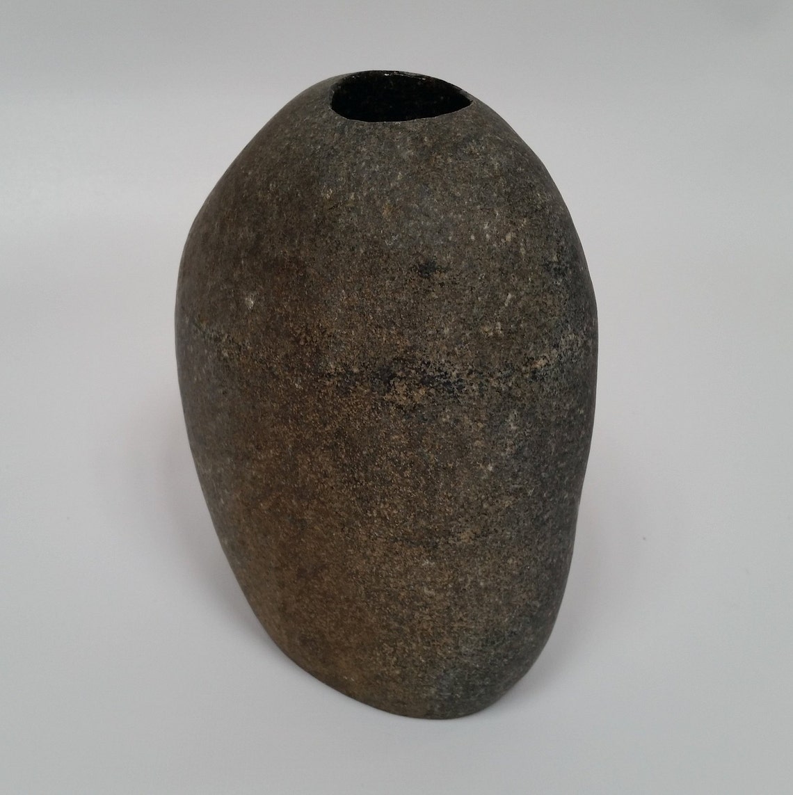 Basalt Vase Beach Stone Vase Rustic Vase Etsy