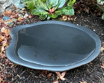 Black Basalt Bird Bath