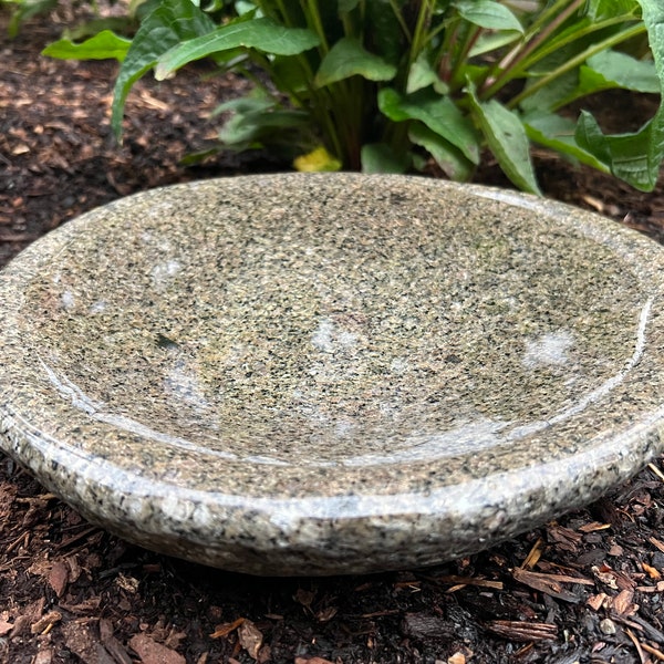Stone Bird Bath Etsy