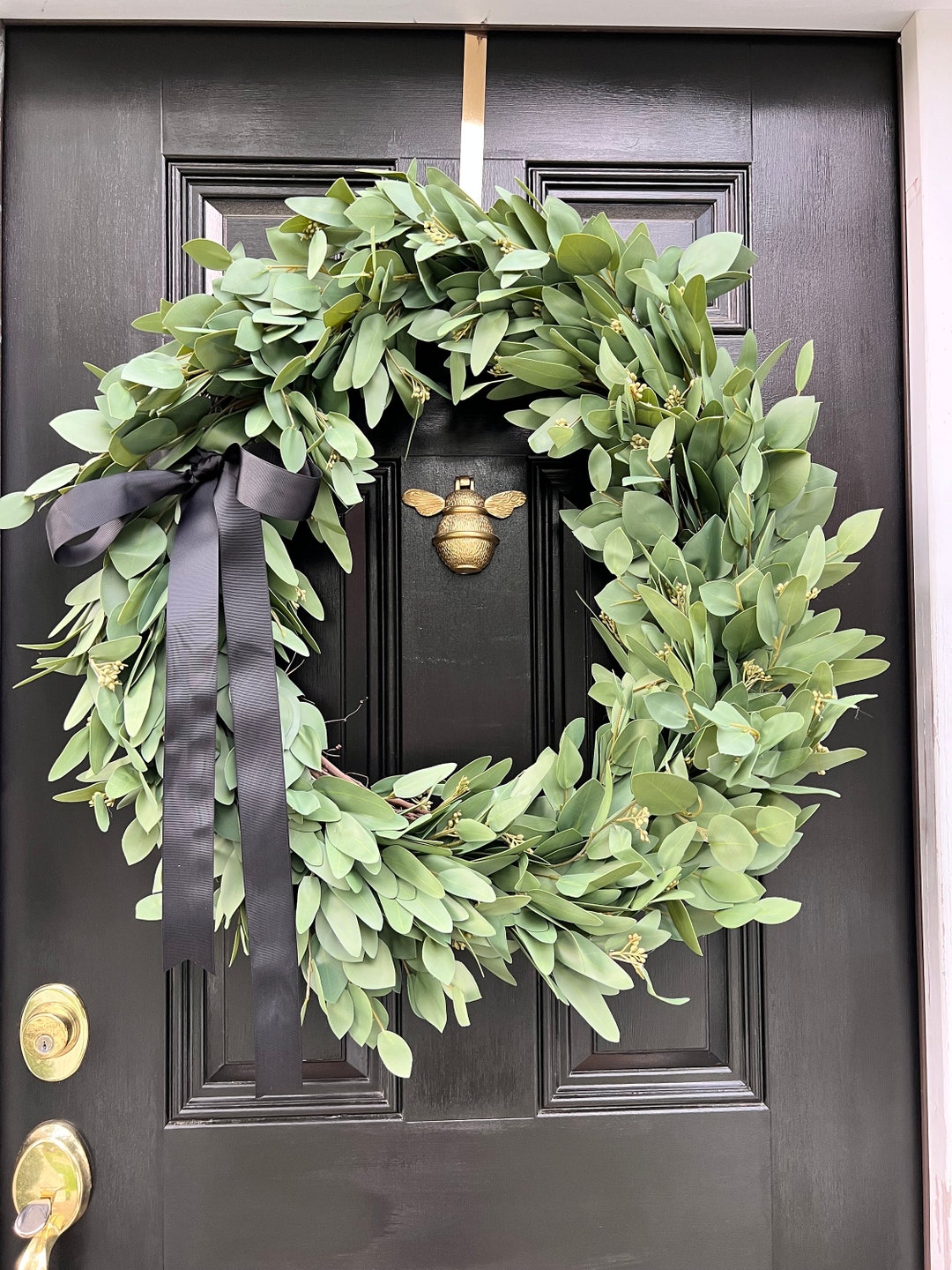 Artificial Olive Branch Wreath With Mix and Match Bows - Etsy
