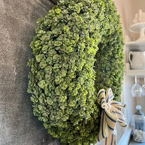 Real Touch Artificial Sedum Wreath image 7