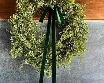 Artificial Juniper Wreath