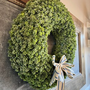 Real Touch Artificial Sedum Wreath image 5