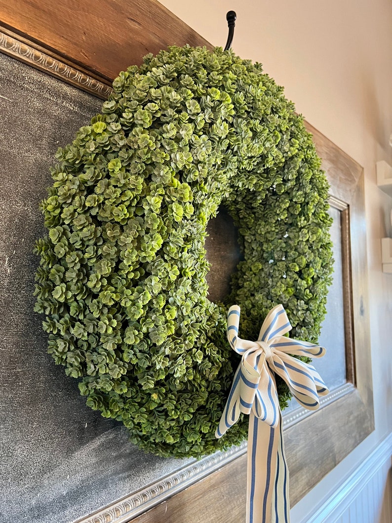 Real Touch Artificial Sedum Wreath image 5