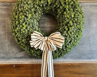 Real Touch Artificial Sedum Wreath