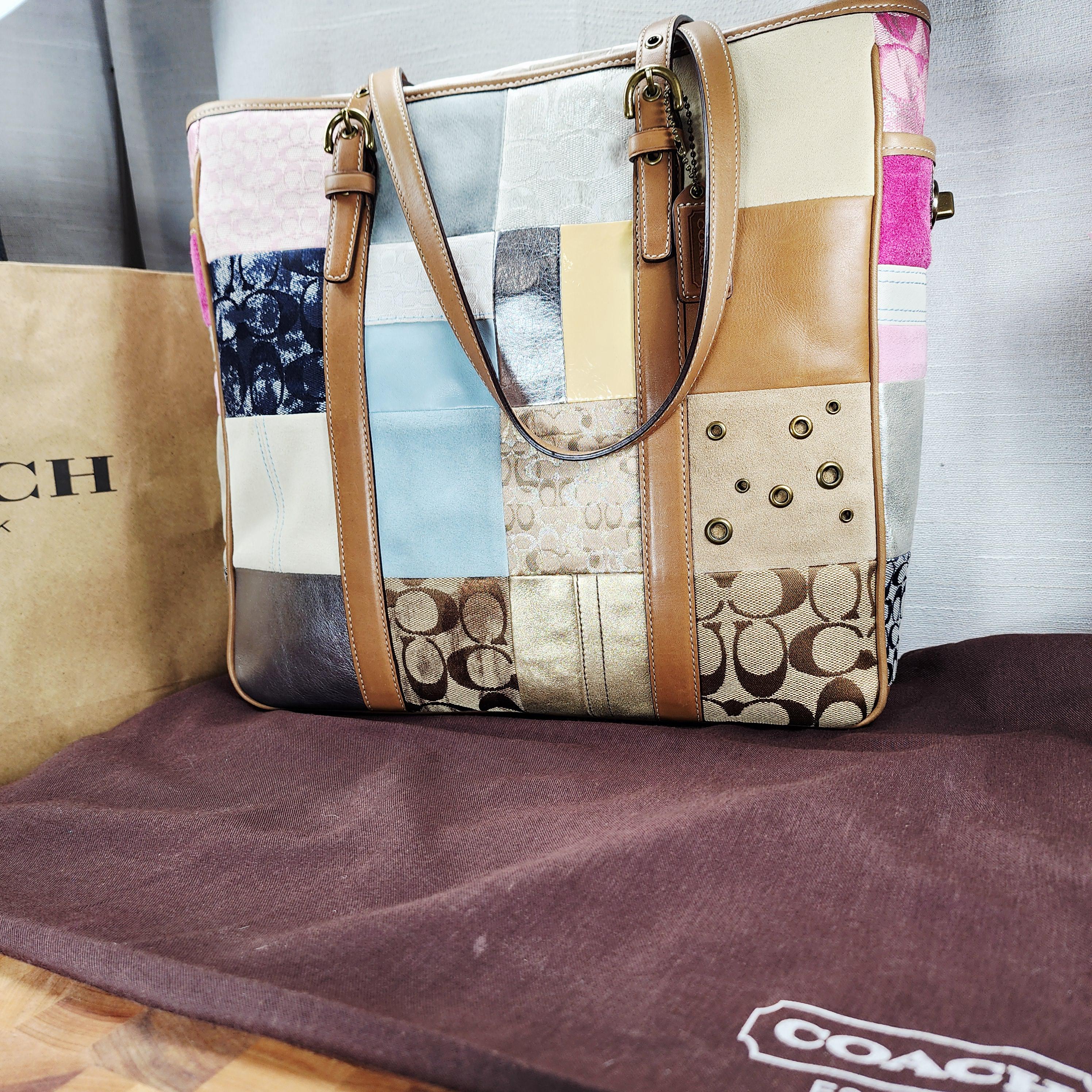 Coach Patchwork Bag - Etsy