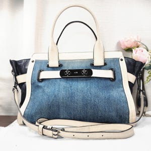 Denim Coach Bags - Etsy