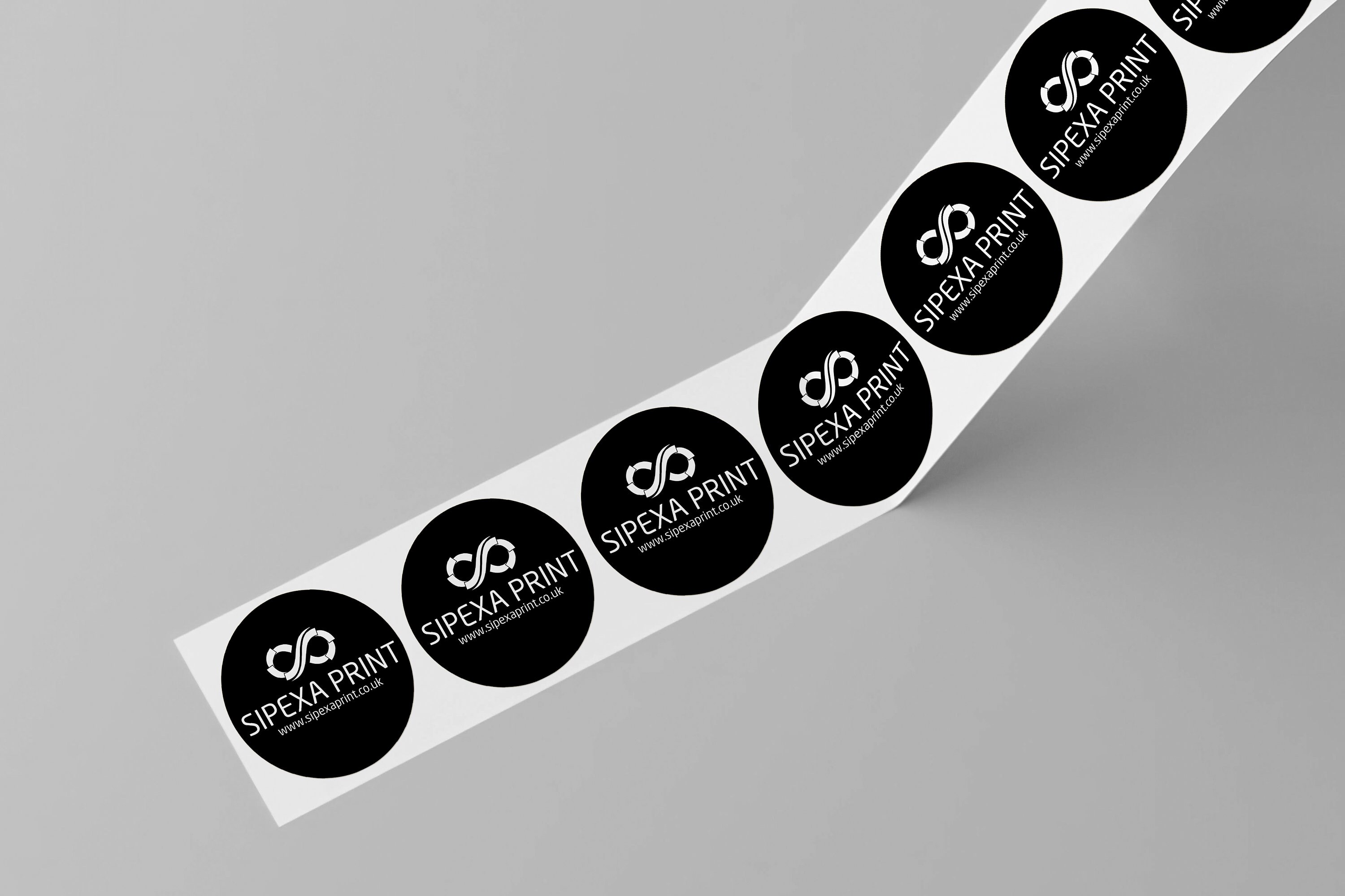 Personalised Sticker 51mm Gloss Sticker Printing Roll Etsy UK