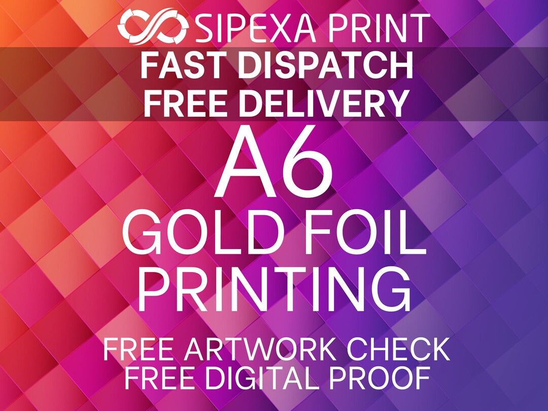 GOLD FOIL Printing Gold Foil Foiled Cards Card Printing Etsy.de