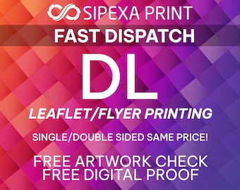 DL Flyer Printing for Menus & Price Lists | Custom Rack Cards, Slim Marketing Leaflets, Pamphlet Handouts for Businesses