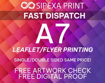 A7 Flyer Printing | Custom Full-Color Mini Flyers