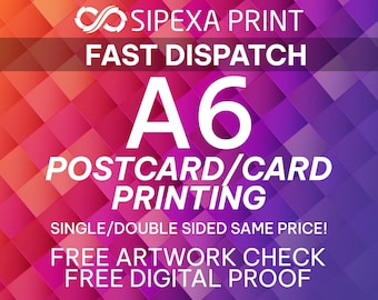 Small Business Thank You Cards for Packaging | Custom A6 Postcards with Logo, Product Inserts, Order Packaging Slips