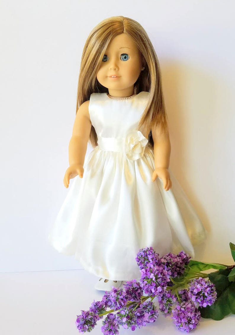 American Girl Dress with Purple Flower