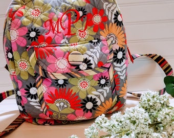 Vintage Vera Bradley Green & Pink Paisley Tutti Frutti  display picture 3