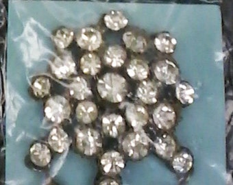 Rhinestone Brooch #4