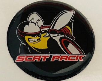 Dodge Challenger Scat Pack Hi Domed Fuel Door Emblem Peel Etsy