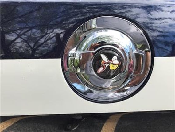 Dodge Challenger Scat Pack Hi Domed Fuel Door Emblem Peel Stick