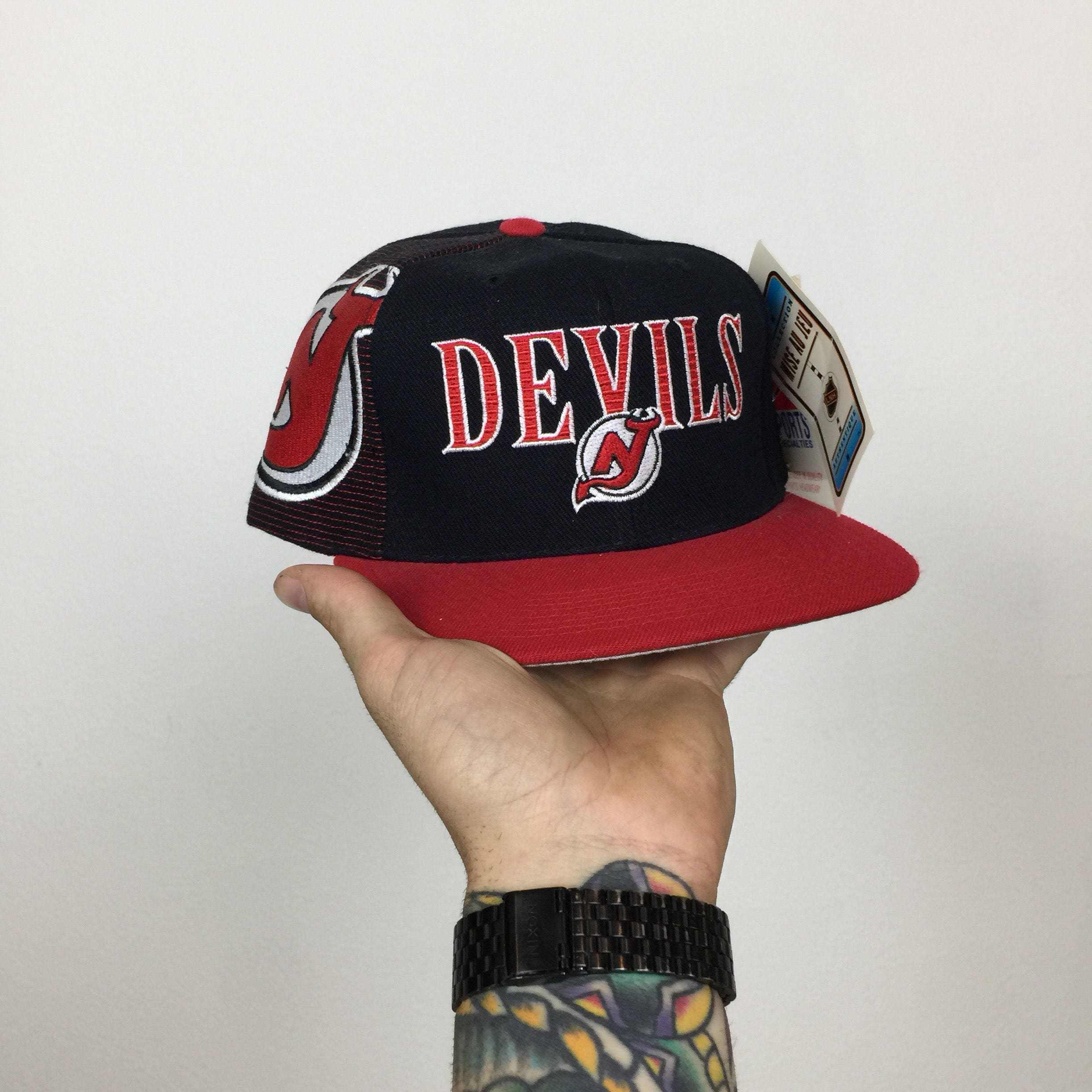 vintage new jersey devils hat