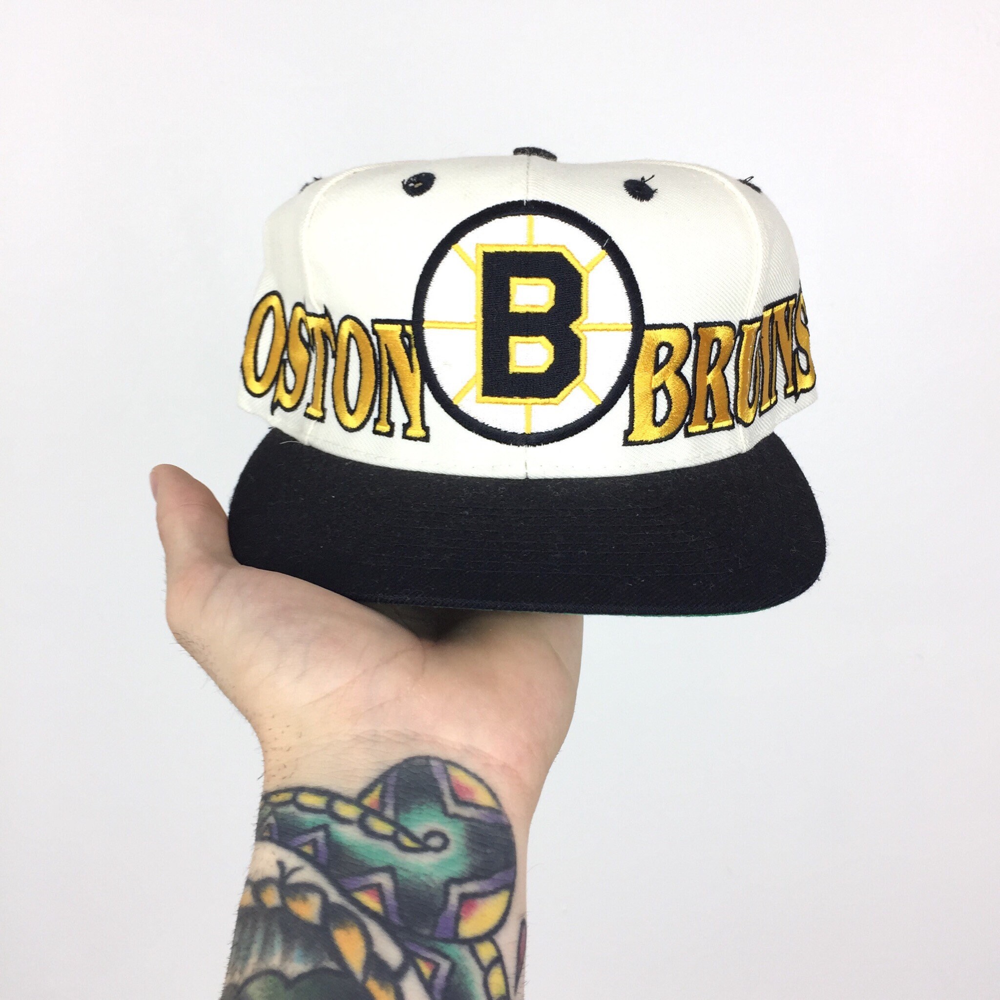 bruins vintage snapback