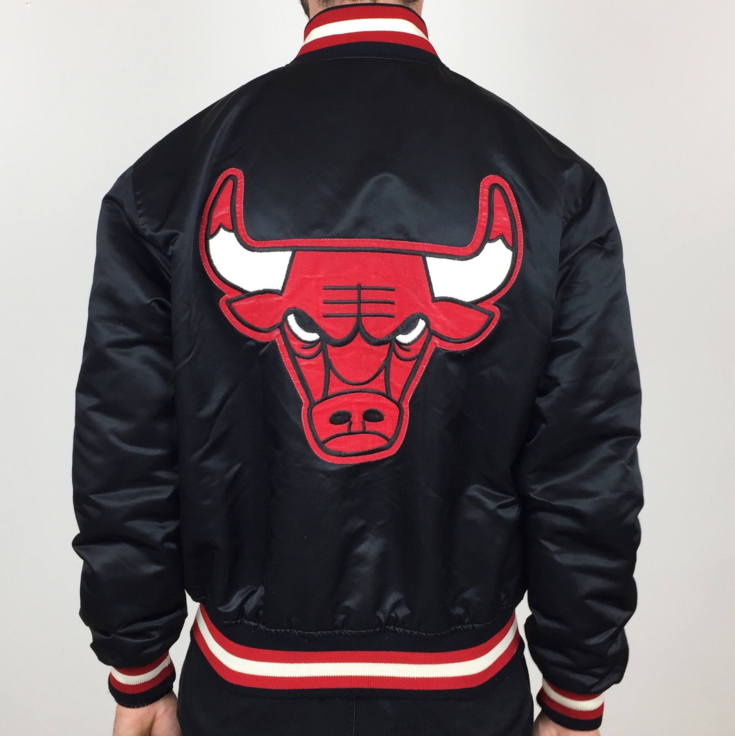 bulls satin jacket