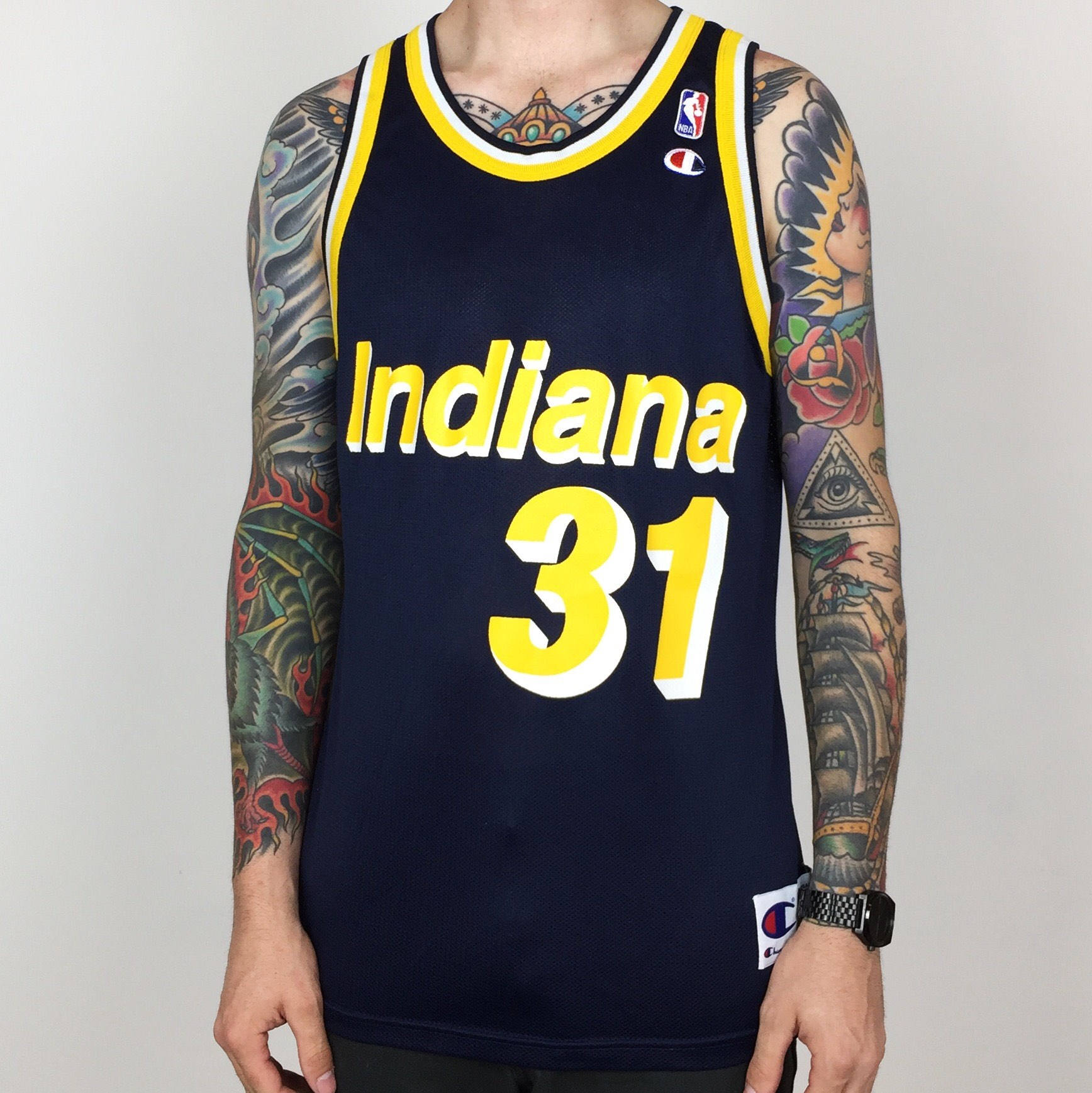 reggie miller champion jersey