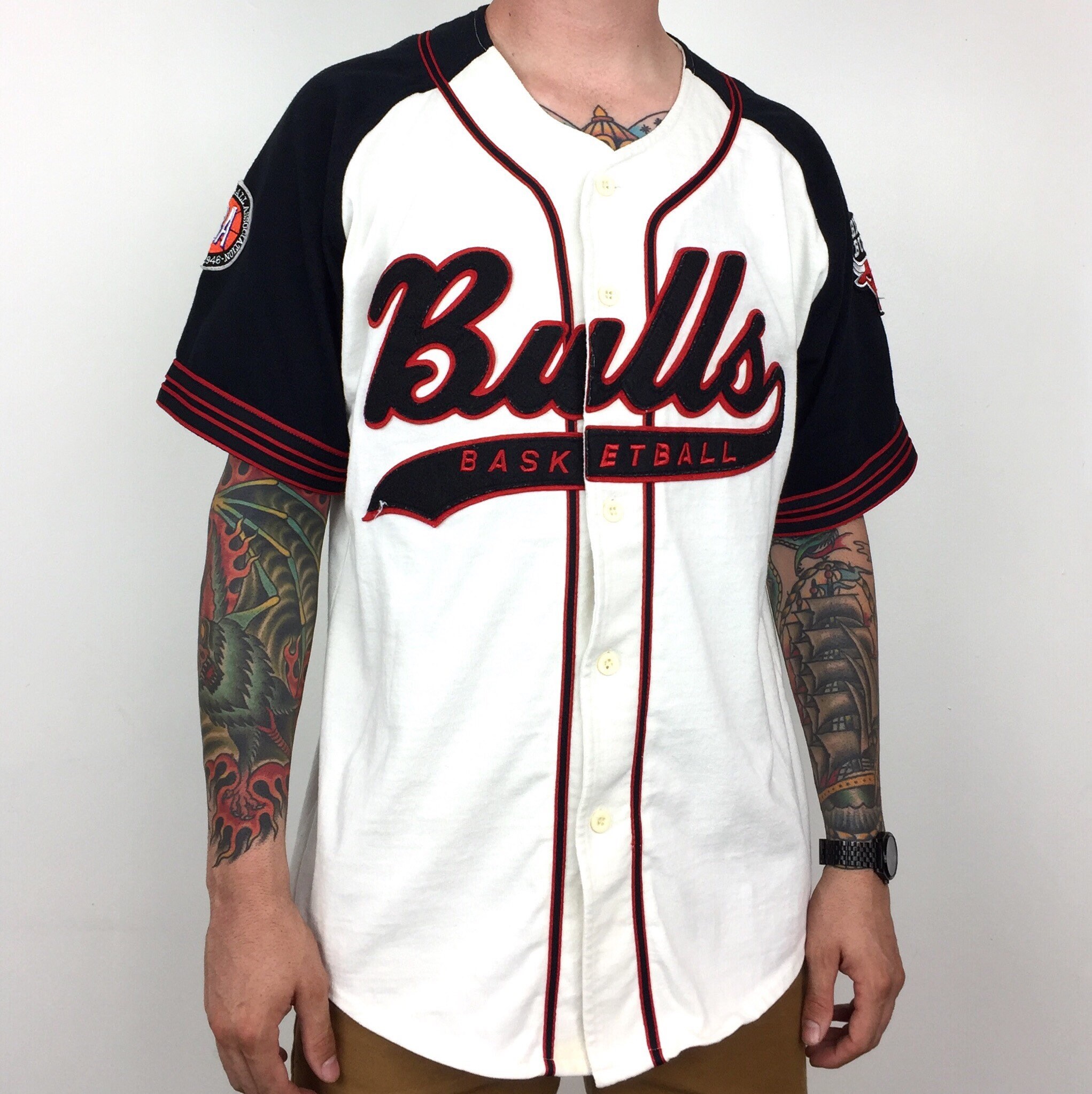 nba button up jersey