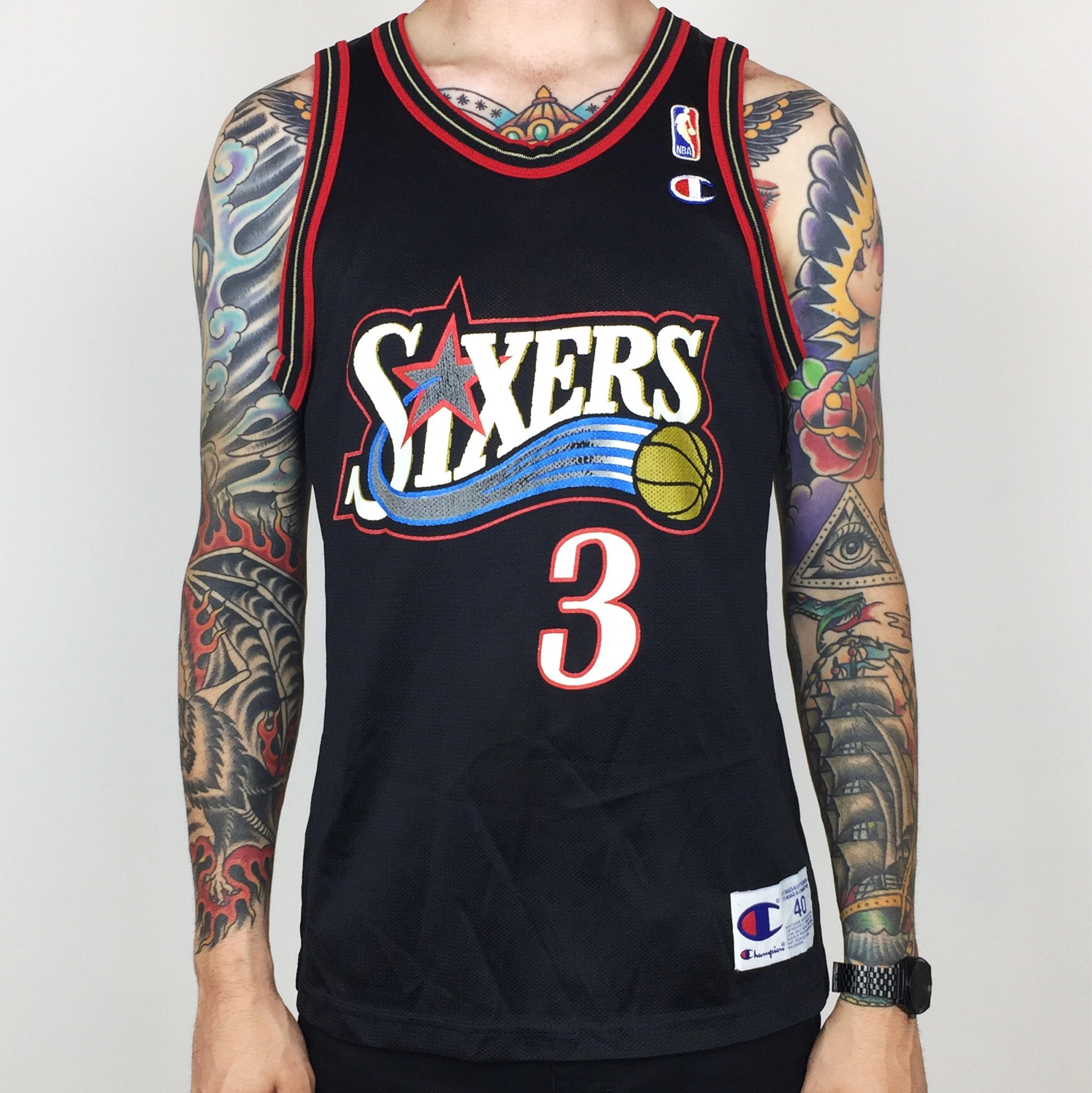 black iverson jersey