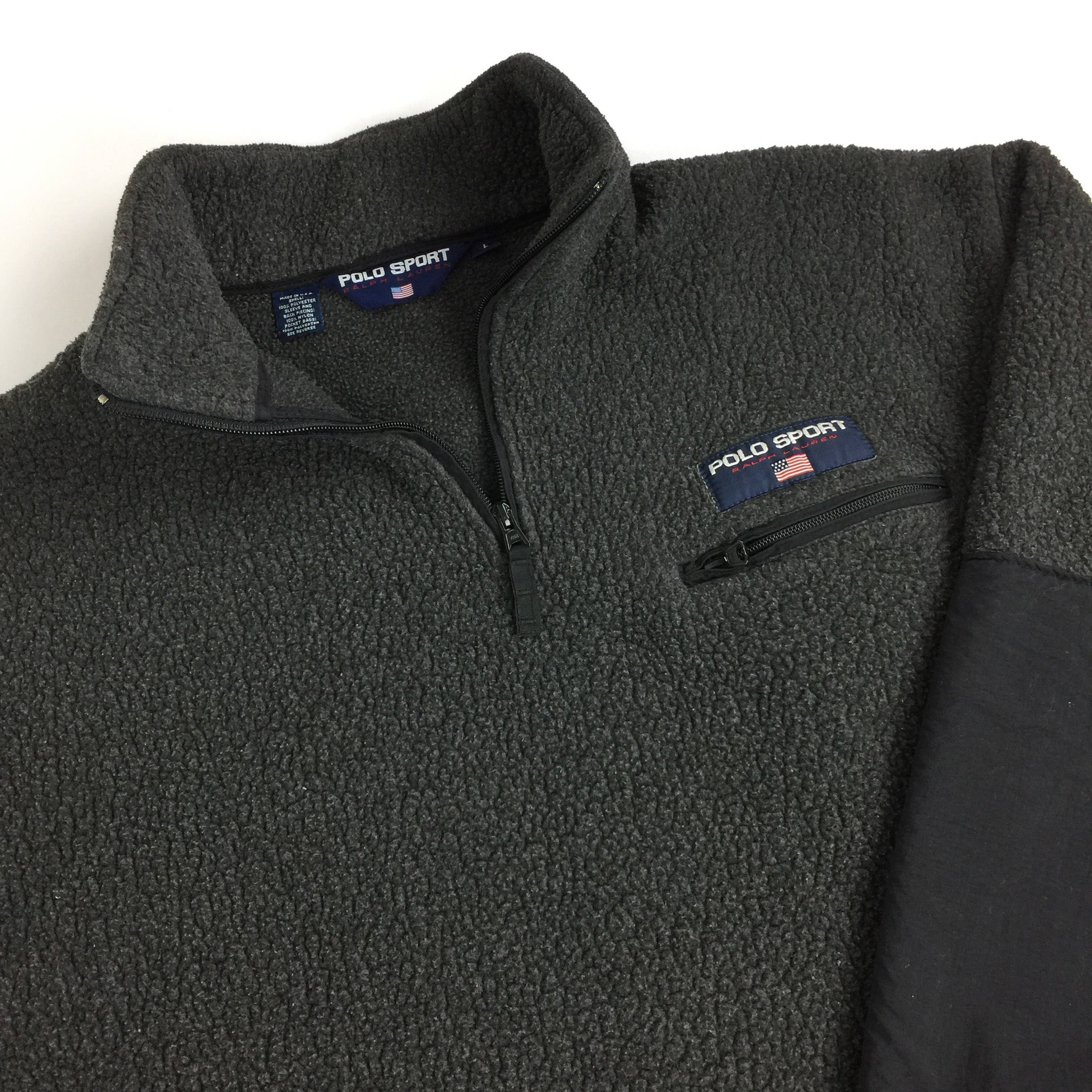 vintage polo sport fleece