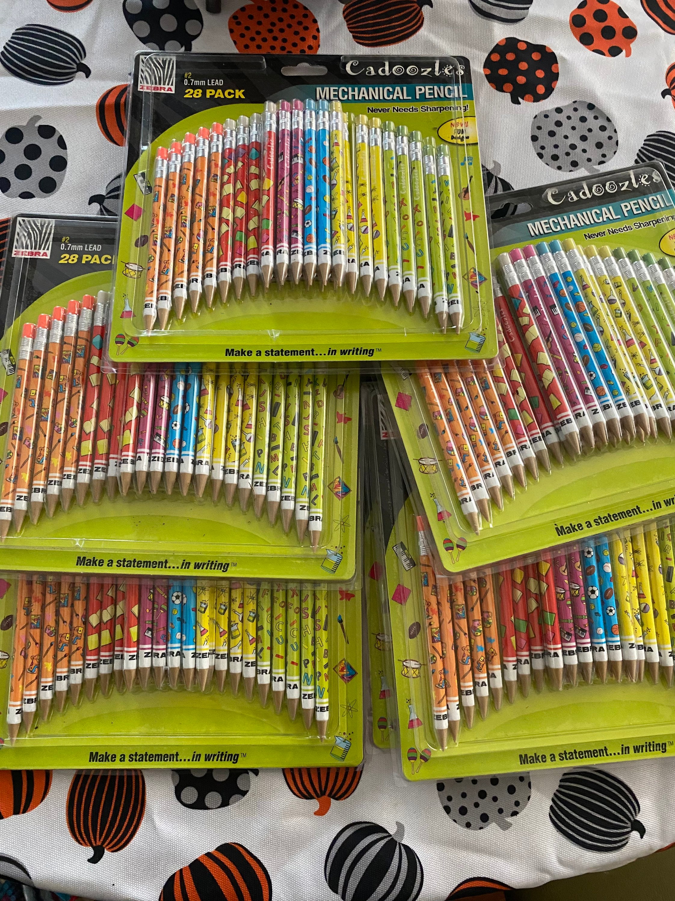 Zebra Cadoozle Mini Mechanical Pencils - 0.7mm Lead, 10-Pack With 2 Of Each Color, Retractable & Refillable - View #11