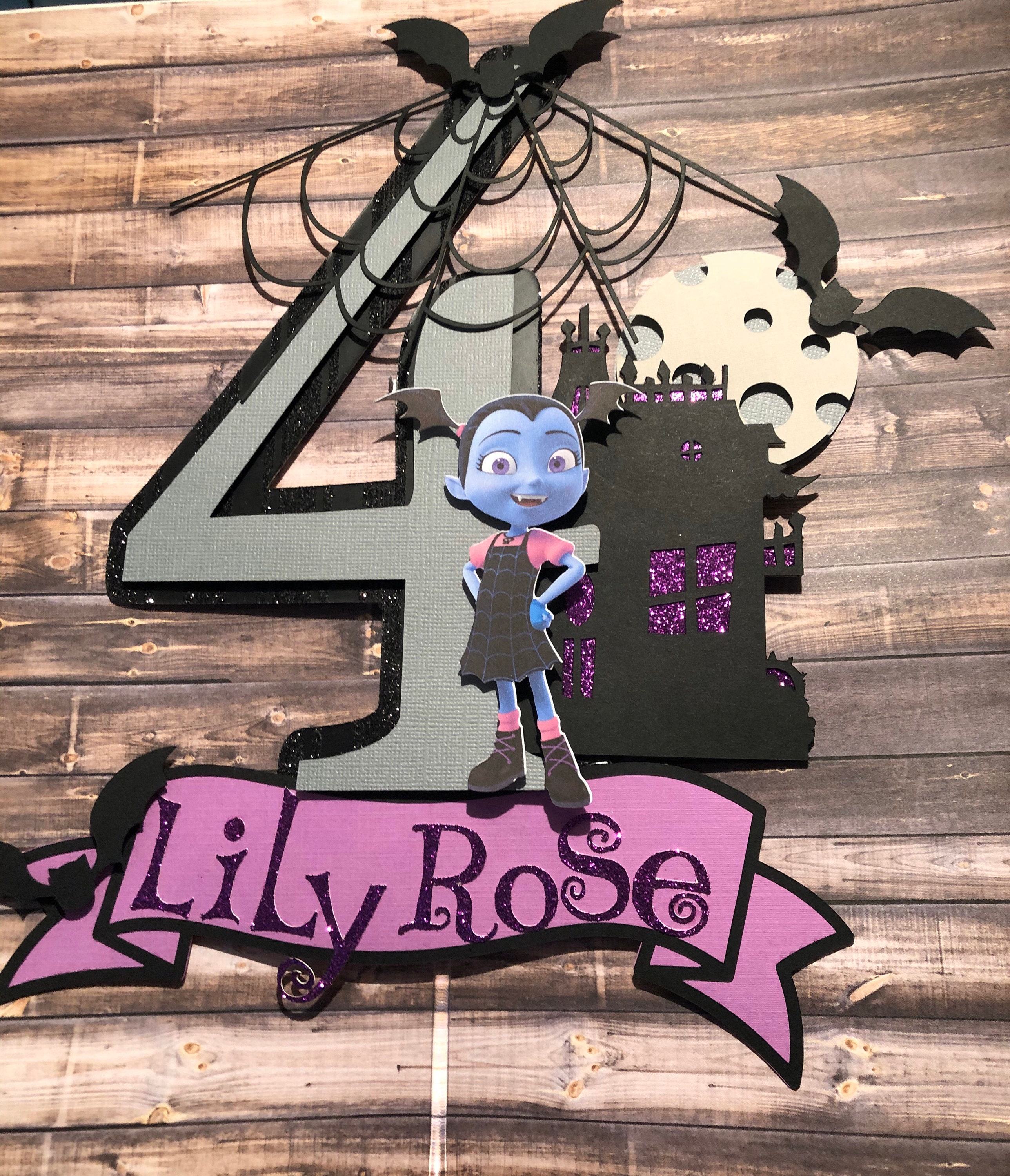 Cake Topper Cake Topper Vampire Cake Topper Etsy