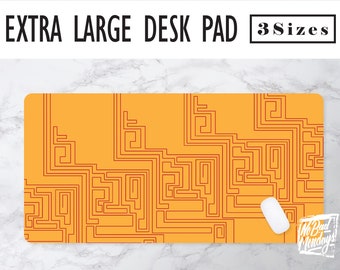 Rectangle Maze Desk Mat, Office Decor, Home Office, Work Essentials, Student Desk, Gaming Desk, Mousepad, Workspace Decor, Desk Accessories