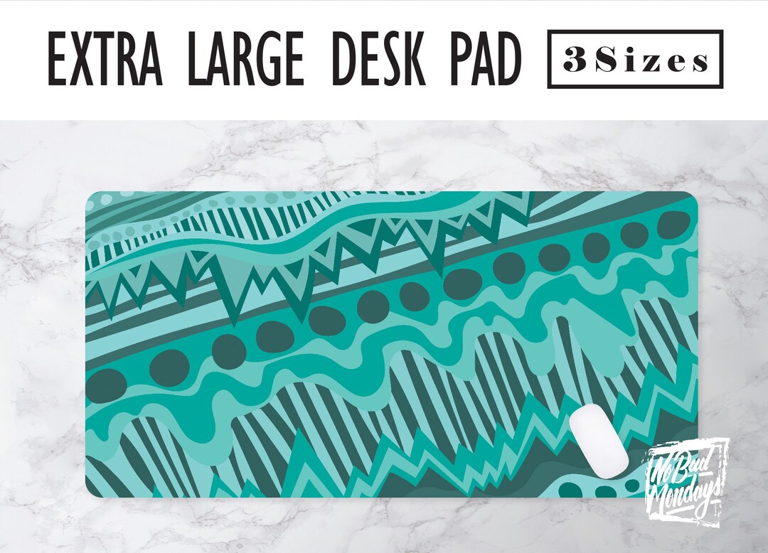 Desk Rug Pattern Hand Drawn Pattern Desk Mat: Trendy Workspace Decor - Etsy