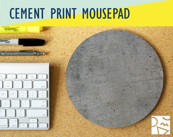 Cement Print Mousepad, Home & Office, Home Office, Office Decor, Trendy Workspace, Gaming Desk, Work Essentials, Mousepad, Work Desk Decor