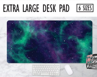 Star Nebula Desk Mat, Extended Mouse Pad, Desk Set, Home Office, Office Decor, Trendy Workspace, Gaming Pad, Makeup Mat, Galaxy