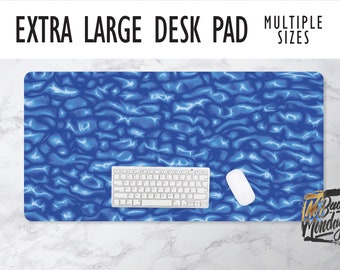 Water Hologram Desk Mat, Home Office, Office Decor, Trendy Workspace, Work Essentials, Trippy Print, Office Supplies, Gamer, Student