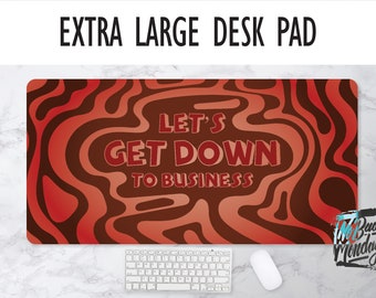 Down To Business Desk Mat, Extended Mouse Pad, Desk Set, Home Office, Office Decor, Trendy Workspace, Gaming Pad, Makeup Mat, Disney Fan