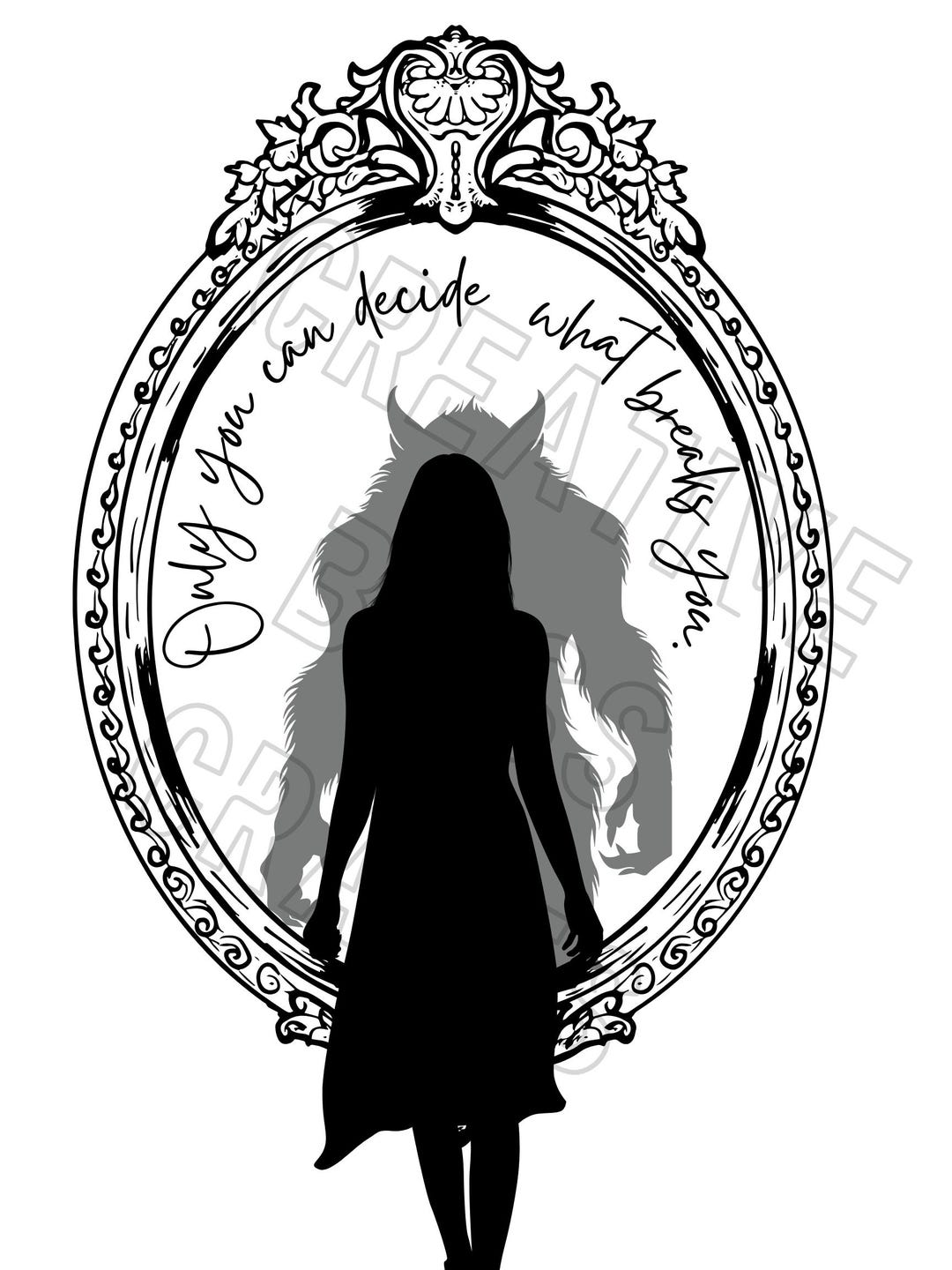 ACOTAR Ouroboros Only You Can Decide What Breaks You Digital Art