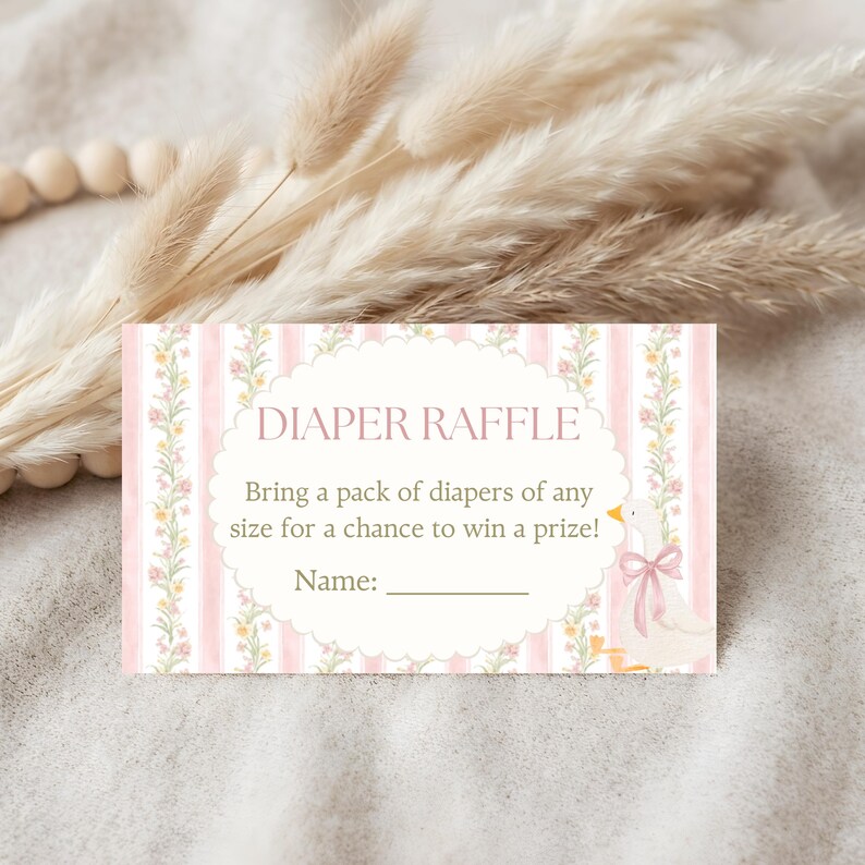Photo Frame Raffles A Little Silly Goose Baby Shower Bundle, Goose Baby Shower Invitation ...
