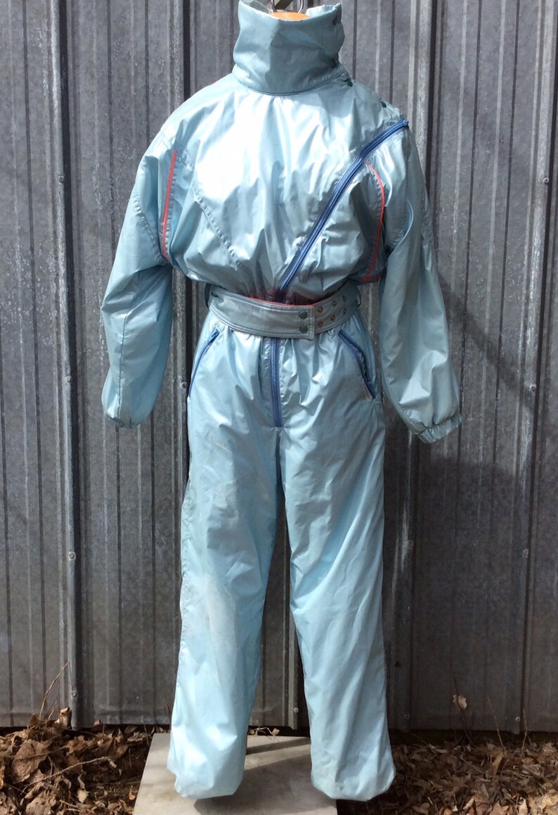 1980 Designer Ski Suit A Vintage Piece Made In Italy Fluo Etsy