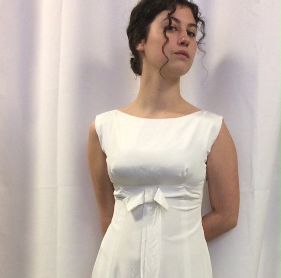 white silk maxi