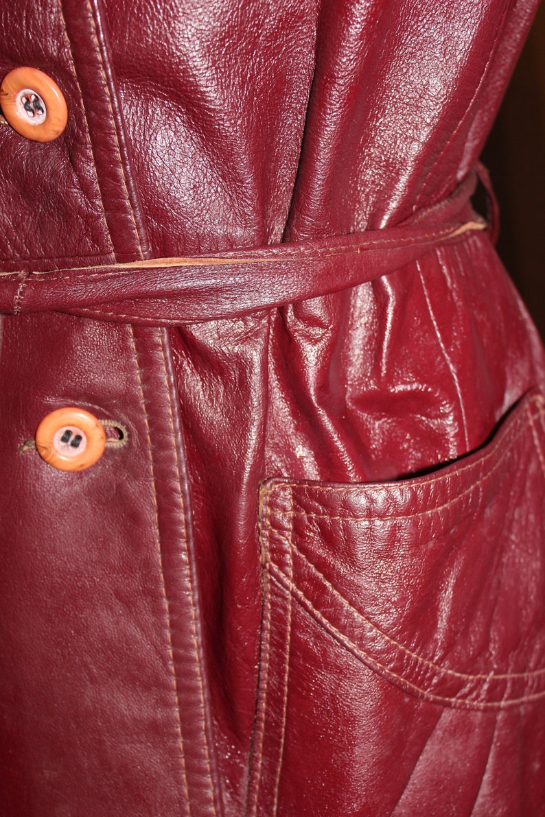 Vintage 1970 Leather Jacket / Starsky and Hutch Austin Powers Etsy