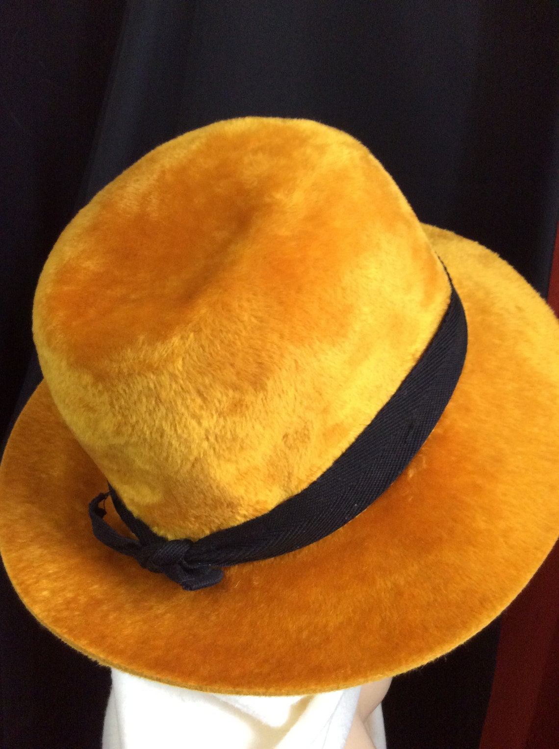 Vintage Herbert Johnson 1970 Funky Fedora Hat Woman /hippie Etsy