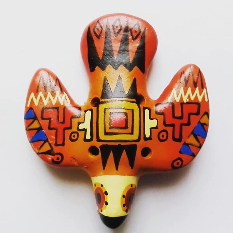 Shamanic Bird Ocarina instrumento musical perú flauta de silbato