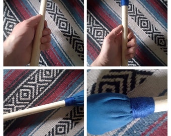 Vegan Shamanic Drumming Stick - ceremonia chamánica reciclada ética círculo pagano curanderos viajando tambores chamán bruja sonido sagrado Tambores