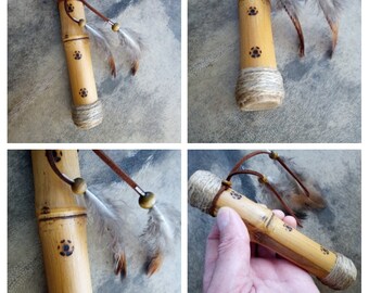 Shamanistic Medicine Rattle No7 - healing instrument shamanic therapy sacred sound ceremony reiki healer musical drums rainstick cow