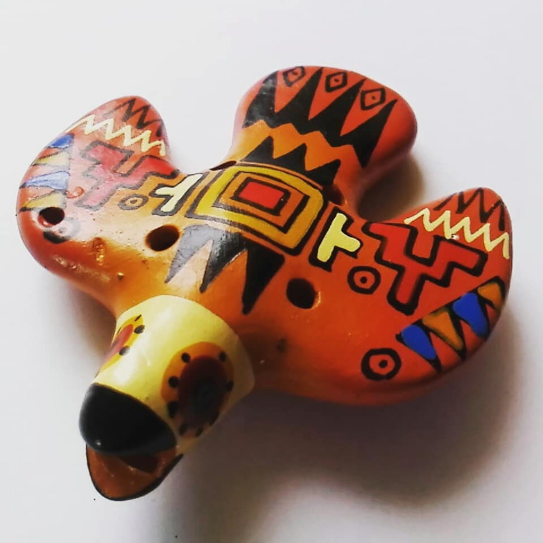 Shamanic Bird Ocarina instrumento musical perú flauta de silbato
