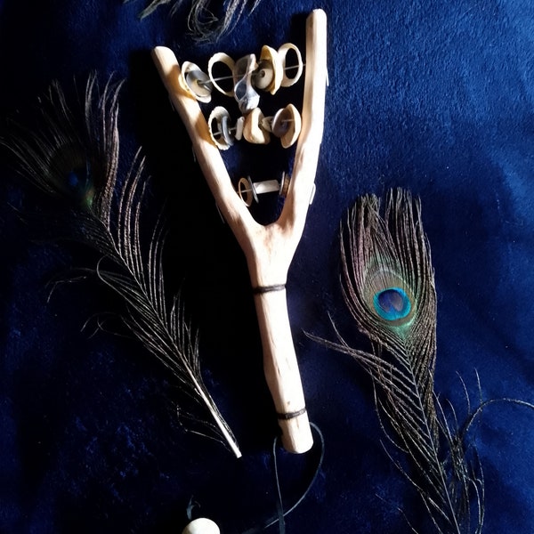 Sistrum Rattle - Shaker shamanic therapy sacred sound ceremony reiki healer  Egypt nature animist musical